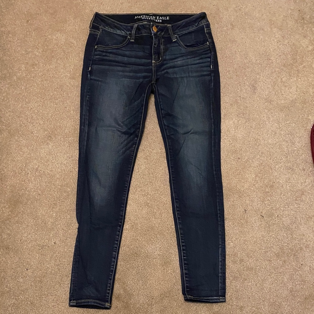 American Eagle Outfitters Women's Navy Skinny Jeans